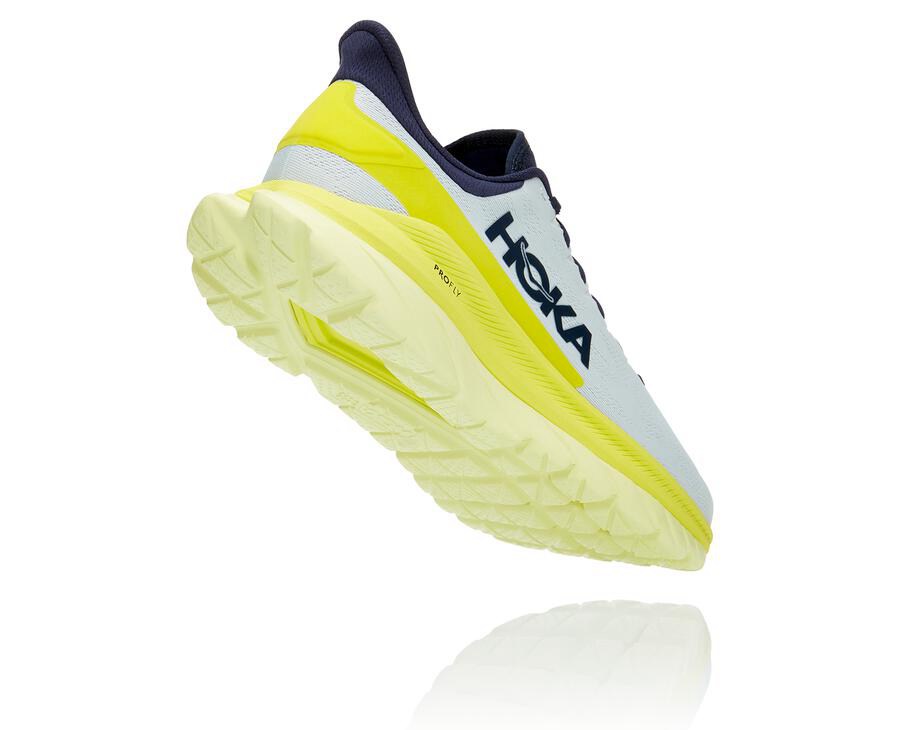 Tenis Hoka One One Hombre Blancos - Mach 4 - AZEJ16427